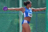 Joyce Oguama startet in den Leichtathletik-Wettbewerben im Diskus.