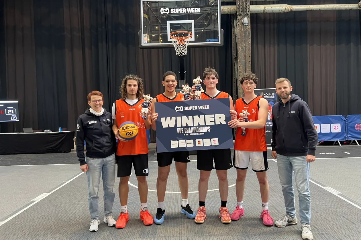 Siegerfoto der 3x3 RUB Championships