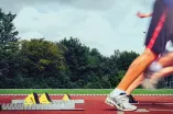 Laufen Sportplatz Startblock