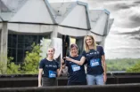 From left: Isabell Thal (para-judoka), Prof. Dr. Petra Platen (Chair of Sports Medicine), Sonja Greinacher (3x3 basketball Olympic champion 2024)