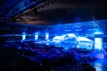 Die Lichtershow in der Schau-ins-Land Arena