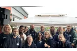 Das Team Hochschulsport beim Betriebsausflug in Duisburg