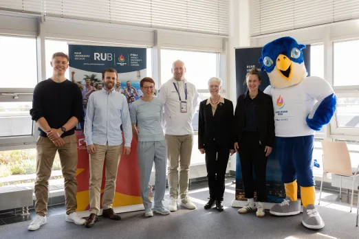 Termin zur Unterschrift des Kooperationsvertrages der RUB und Rhine-Ruhr 2025 FISU Games