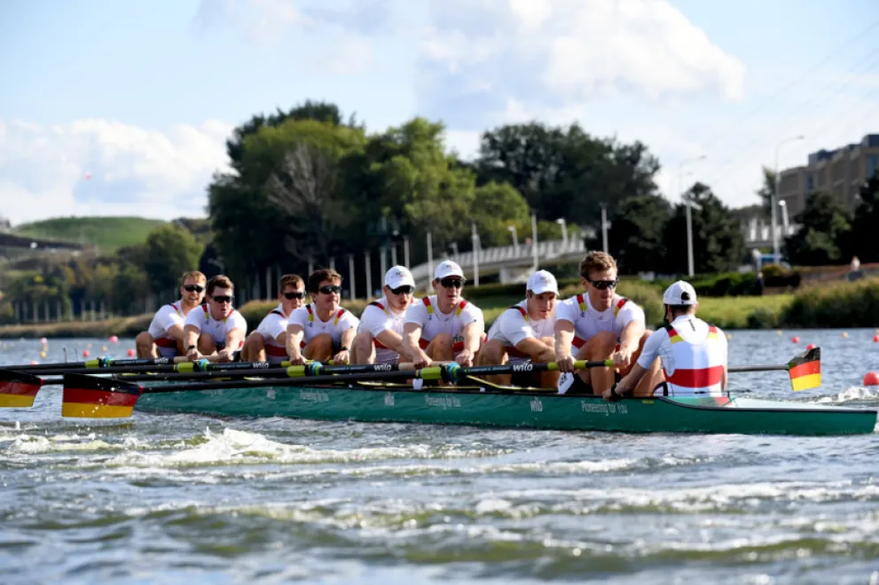 Rudern EM 2020 Spitzensport Deutschlandachter