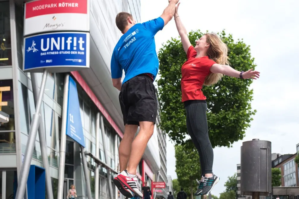 Unifit Eingang Abklatschen