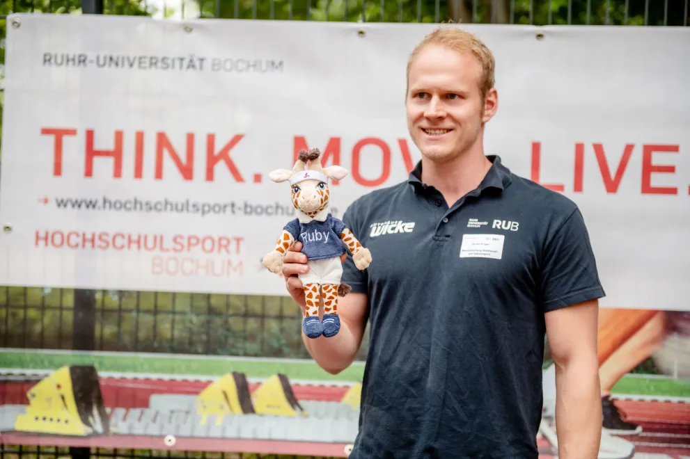 Ruby Maskottchen Calisthenics Daniel Krüger