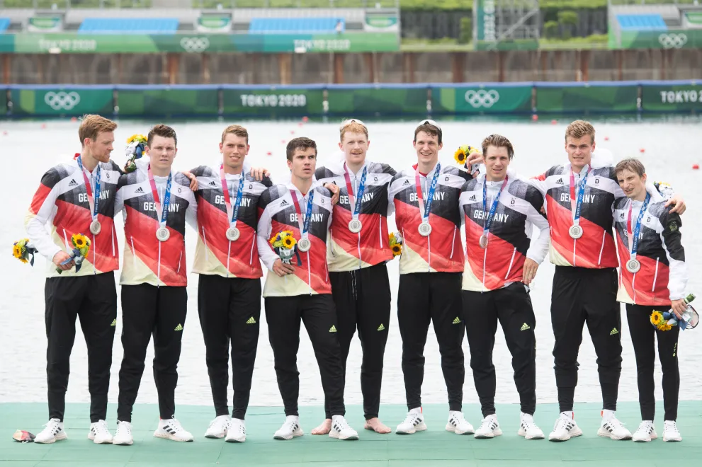 Olympia 2021 Tokio Rudern Silber Achter