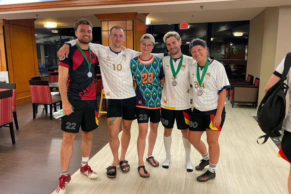 Bochumer Spieler*innen beim Quadball Worldcup in Richmond