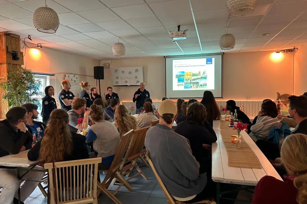 Übungsleitende beim Dankeabend