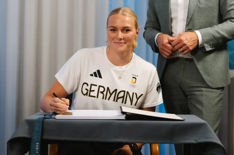 Pir Greiten Bronzegewinnerin Olympia 24