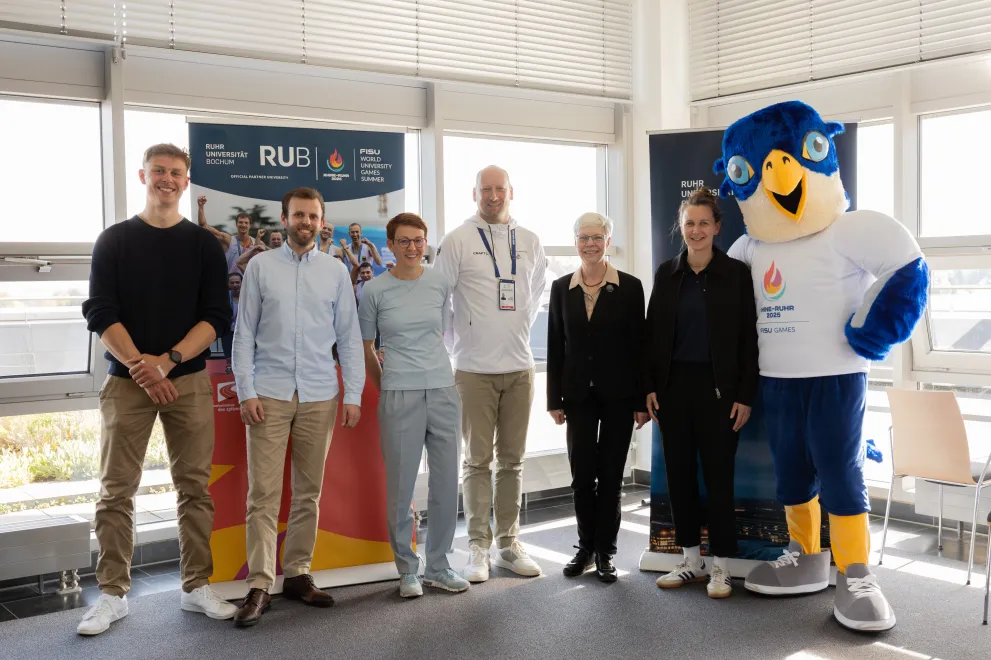 Termin zur Unterschrift des Kooperationsvertrages der RUB und Rhine-Ruhr 2025 FISU Games