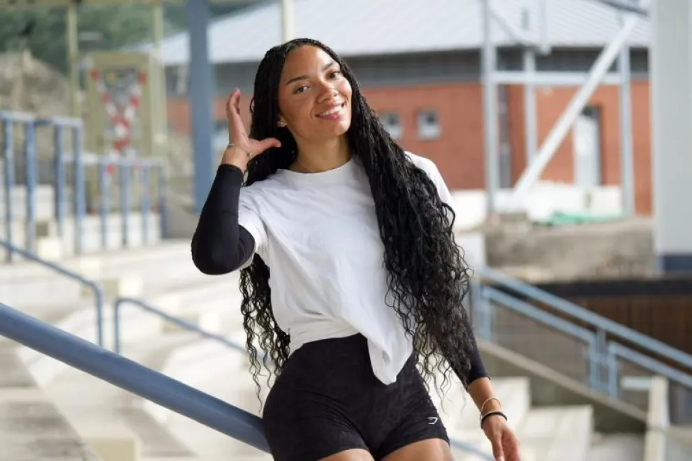 Weitspringerin Samira Attermeyer gehört zu den nominierten Studierenden der Ruhr-Universität Bochum. 