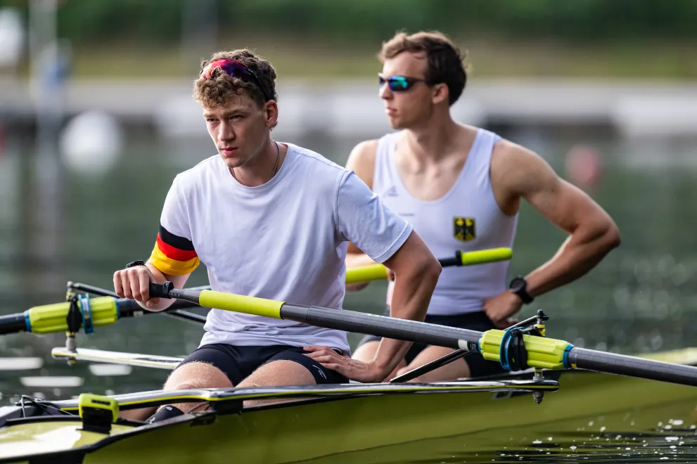 Mark Hinrichs und Tom Tewes im Zweier