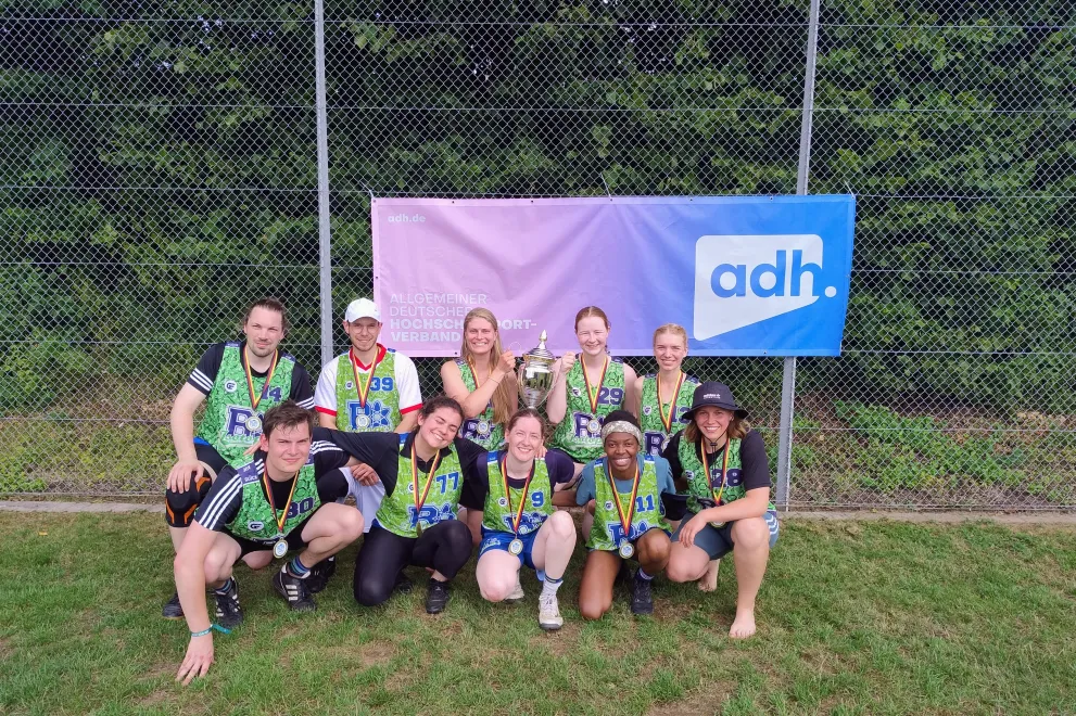 Mannschaftsfoto der Spielgemeinschaft Lacrosse